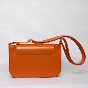 کیف دستی زنانه بزرگ نارنجی کد ۰۹۸