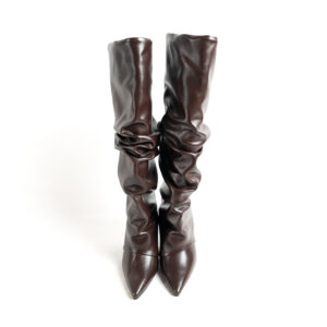 بوت زنانه قهوه ای کد ۴۵۱