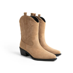 بوت زنانه خاکی کد ۴۴۸