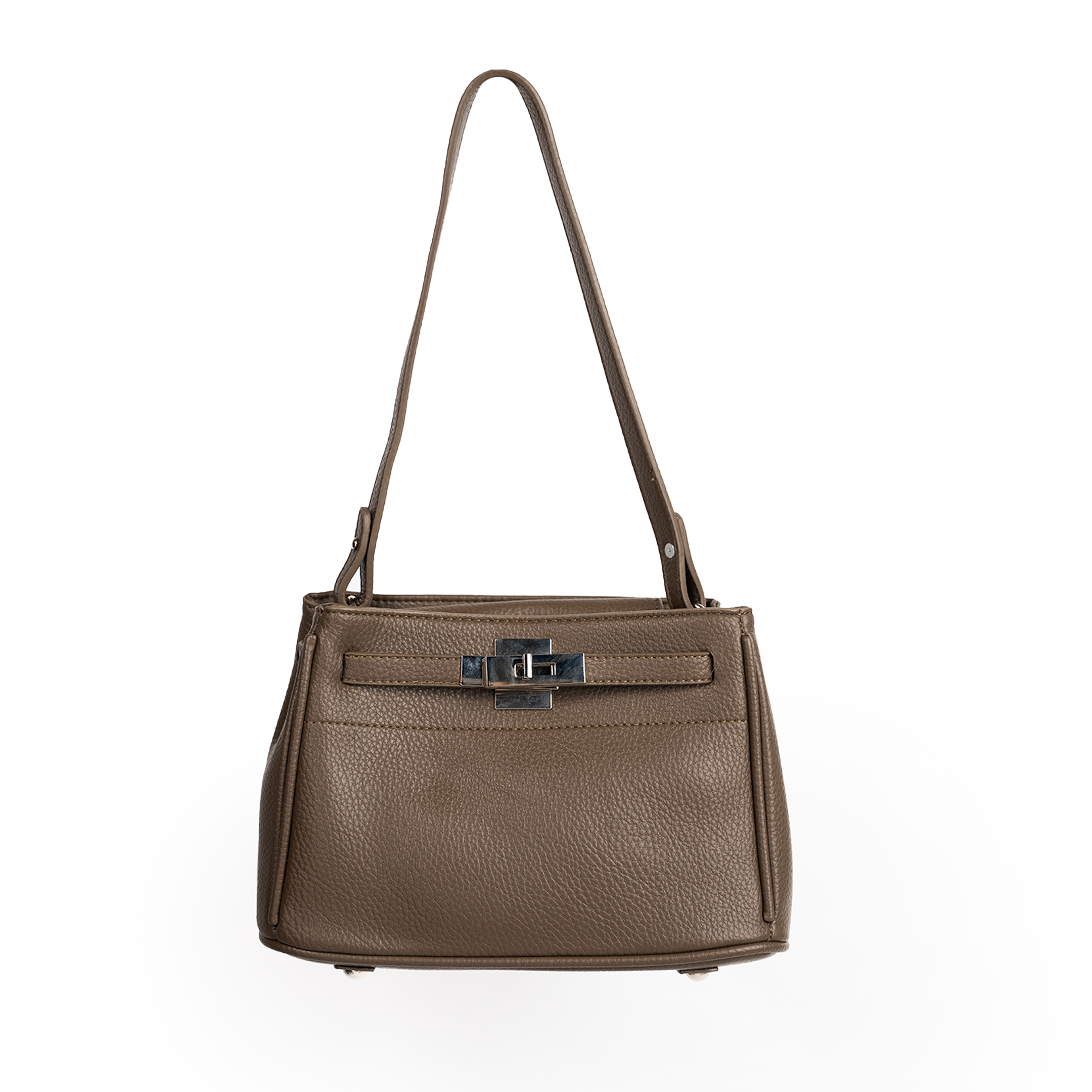 کیف زنانه قهوه ای زیتونی کد ۱۴۶