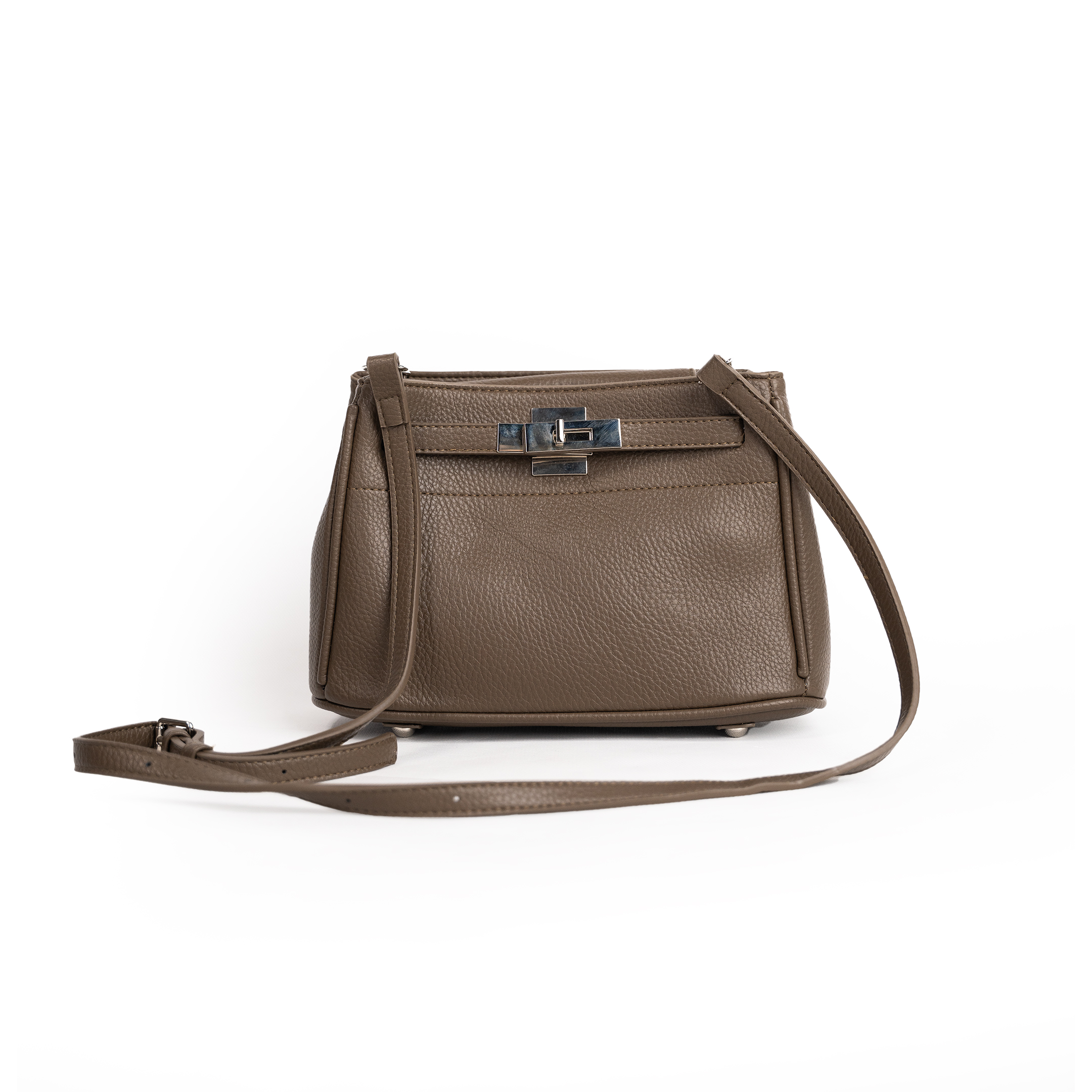 کیف زنانه قهوه ای زیتونی کد ۱۴۶ - Image 4